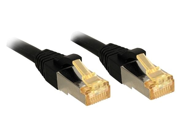 Lindy 47309, 2 m, Cat7, S/FTP (S-STP), RJ-45, RJ-45, Svart