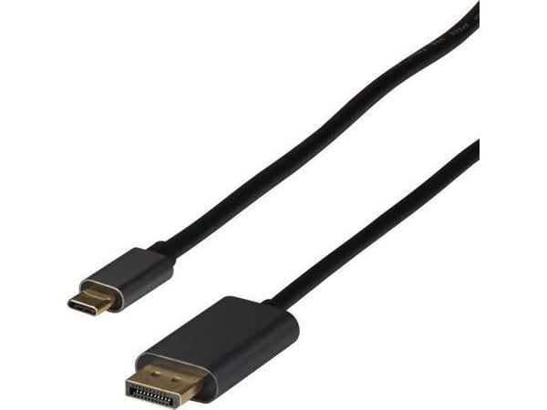 EFB Elektronik EBUSBC-DP14K.2, 2 m, USB Type-C, DisplayPort, Hanstik, Hanstik, Hanstik, Lige