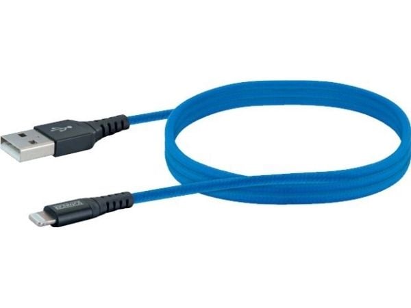 Schwaiger LPRO440 501, Blå, USB A, Lightning, 1,2 m, Hankjønn, Hankjønn