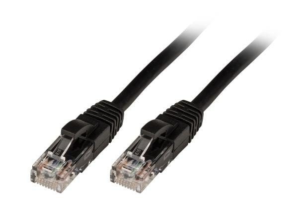 Lindy 48079, 3 m, Cat6, U/UTP (UTP), RJ-45, RJ-45, Svart