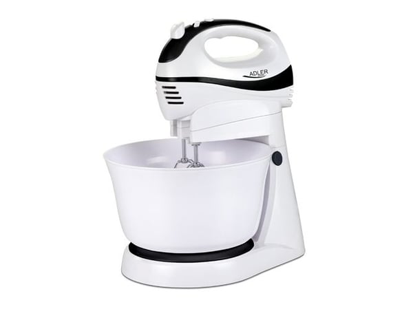 Adler AD 4206, Elektrisk visp, Sort, Hvit, Miksing, Plast, 300 W, 2,2 kg