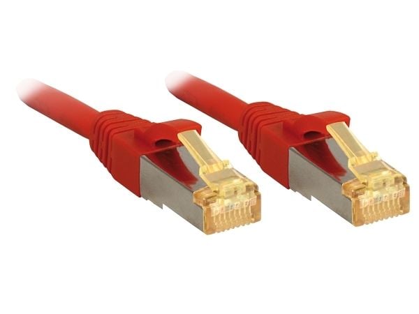 Lindy 47295, 3 m, Cat7, S/FTP (S-STP), RJ-45, RJ-45, Rød