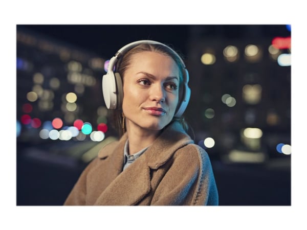 EPOS I SENNHEISER ADAPT 360 - Hodesett - full størrelse - Bluetooth - trådløs - aktiv støydemping - hvit - Certified for Microsoft Teams