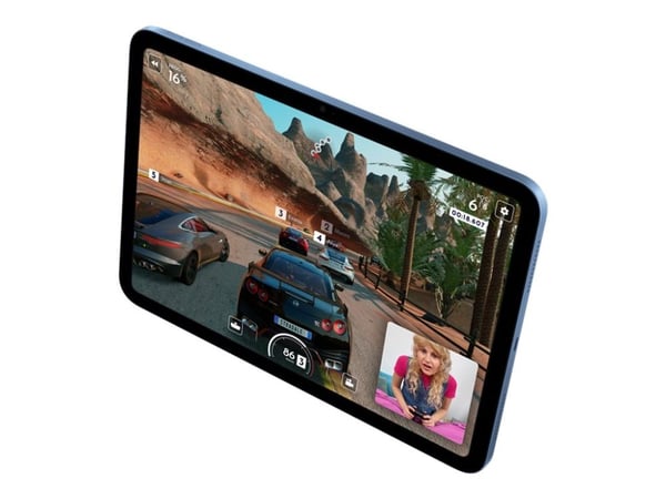 Apple 10,9 tuuman iPad Wi-Fi + matkapuhelin - 10. sukupolvi - tabletti - 256 Gt - 10,9" IPS (2360 x 1640) - 3G, 4G, 5G - LTE - sininen