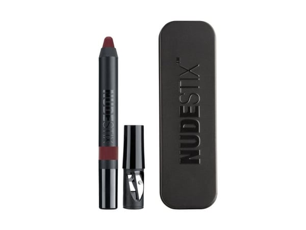 Nudestix Intense Matte leppeblyant & kinnrouge 2-i-1 Raven 2,5 g