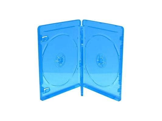 MediaRange BOX38-3-30, Blu-ray-kotelo, 3 levyt, Sininen, Läpinäkyvä, Muovi, 120 mm, RoHS