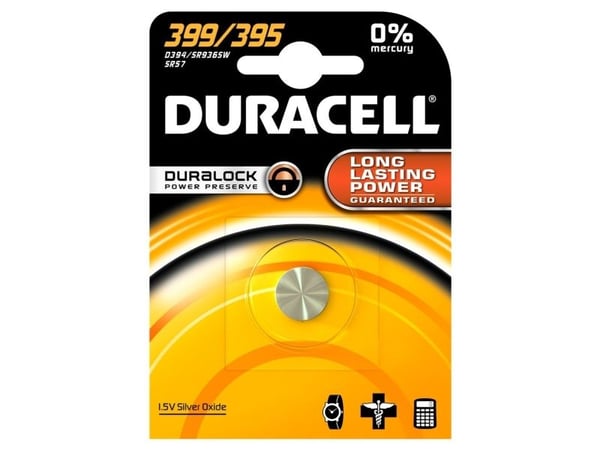 Duracell Watch 399/395 - Batteri SR57 - sølvoksid