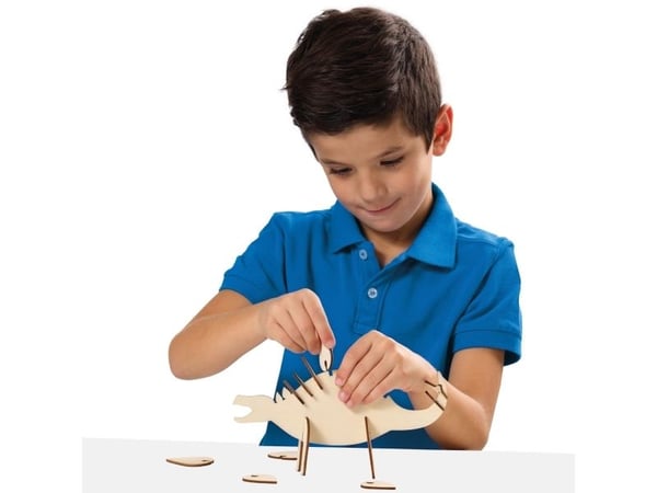 SES Creative Rakenna itse dinosaurus - Luminescent - puu