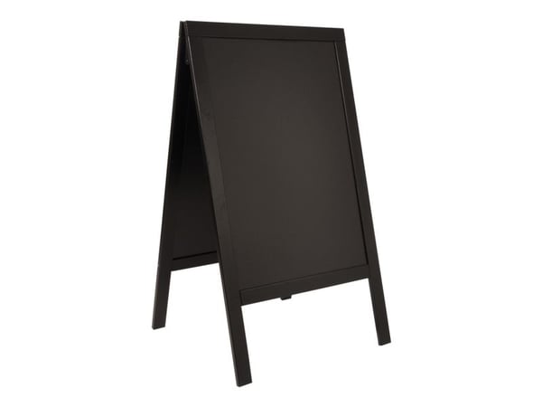 Gadeskilt Securit 120x69 cm Sort ramme,1 stk