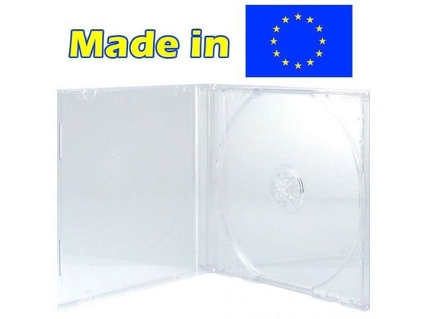MediaRange - CD-cover - kapasitet: 1 CD/DVD - gjennomsiktig (en pakke 100)