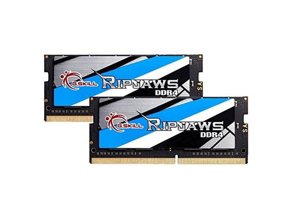 G.Skill Ripjaws - DDR4 - sett - 32 GB: 2 x 16 GB - SO DIMM 260-pin - 2400 MHz / PC4-19200 - CL16 - 1.2 V - ikke-bufret - ikke-ECC