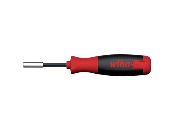 Wiha skrutrekker med bitsmagasin LiftUp 25, 1/4" sort/rød, 12 bits, magnetisk