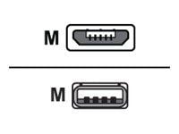 Sharkoon - USB-kabel - Micro-USB type B (hann) til USB (hann) - USB 2.0 - 2 m - svart