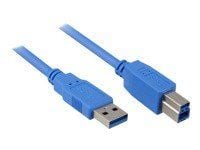 Sharkoon - USB-kabel - USB Type B (hann) til USB-type A (hann) - USB 3.0 - 2 m - svart