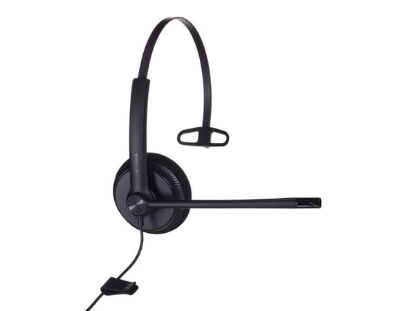 Yealink YHS34 Lite Mono - Hodesett - on-ear - kablet - Quick Disconnect - svart