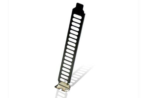 SilverStone Aero Slots - Slukningspanel for systemfordeling - sort - 12 cm