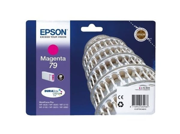 Epson 79 - 6.5 ml - magenta - original - blekkpatron - for WorkForce Pro WF-4630DWF, WF-4640DTWF, WF-5110DW, WF-5190DW, WF-5620DWF, WF-5690DWF
