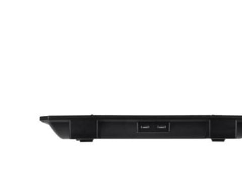Thermaltake Massive TM - Notebookvifte - med 2-porters USB-hub - 120 mm - svart