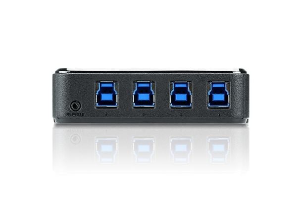 ATEN US434 - USB-växel - 4 x SuperSpeed USB 3.0 - skrivbordsmodell