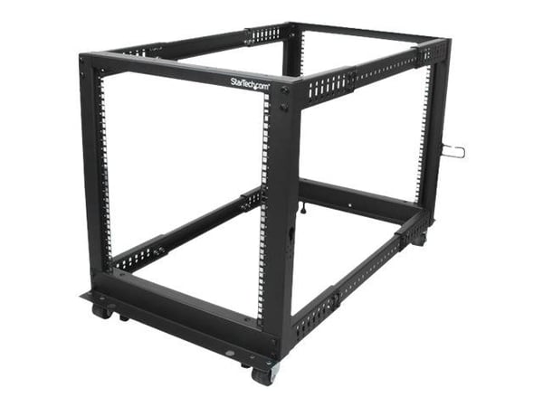 StarTech.com 4POSTRACK12U, Itseseisova teline, 12U, 544 kg, Tehostunut kaapelinhallinta, Castor-pyörät, 22,7 kg StarTech.com 4POSTRACK12U, Itseseisova teline, 12U, 544 kg, Tehostunut kaapelinhallinta, Castor-pyörät, 22,7 kg