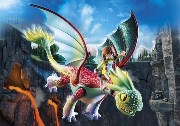 Playmobil Dragons 71083, Byggesett, 4 år, 14 stk