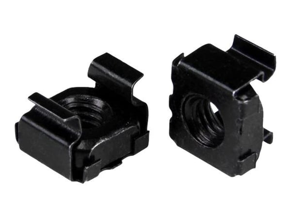 StarTech.com CABCAGENUT6B, Korimutteri, Terästä, Musta, M6, CE, TAA, REACH, 215,5 g