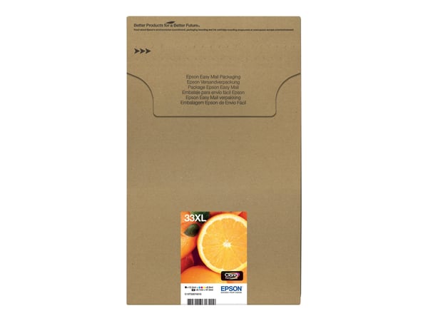 Epson 33XL Multipack - 5 pakker - XL - svart, gul, cyan, magenta, fotosvart - original - blekkpatron - for Expression Home XP-635, 830; Expression ...