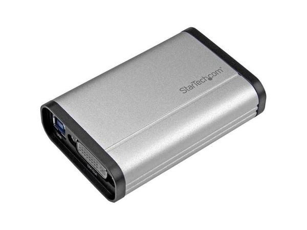 StarTech.com USB 3.0 Capture Gerät für High-Performance DVI Video - 1080 60FPS - Aluminium, Schwarz, Silber, USB 3.2 Gen 1 (3.1 Gen 1), 1920 x 1080...