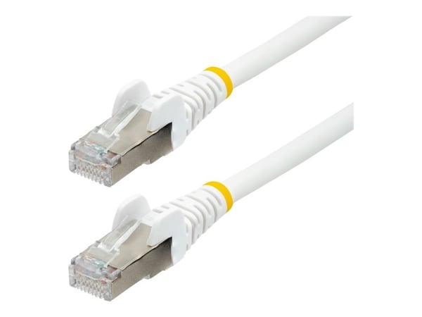 Startech 10m CAT6a Ethernet Cable - White - Low Smoke Zero Halogen (LSZH) - 10GbE 500MHz 100W PoE++ Snagless RJ-45 w/Strain Reliefs S/FTP Network P... Startech 10m CAT6a Ethernet Cable - White - Low Smoke Zero Halogen (LSZH) - 10GbE 500MHz 100W PoE++ Snagless RJ-45 w/Strain Reliefs S/FTP Network P...