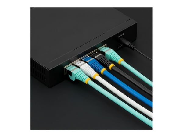 StarTech.com NLBL-1M-CAT6A-PATCH, 1 m, Cat6a, S/FTP (S-STP), RJ-45, RJ-45