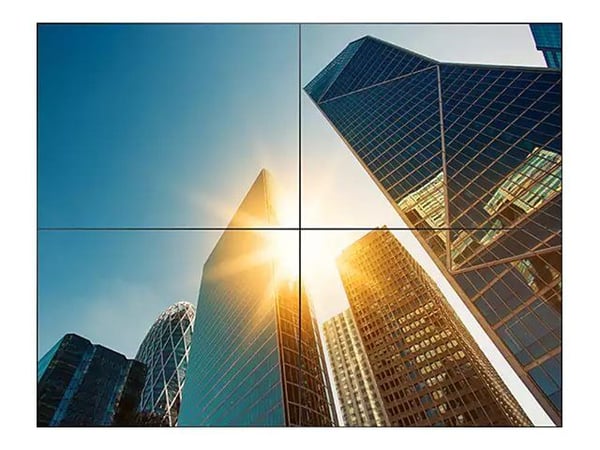 Philips 55BDL4107X - (55" synlig) - X-Line LCD-videovegg - intelligent skilting - 1080p 1920 x 1080 - Direct LED