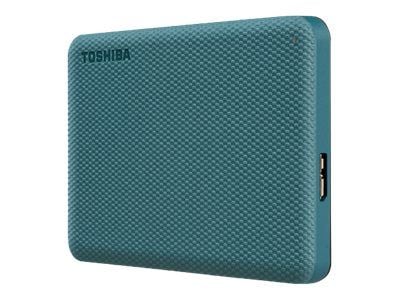 Toshiba Canvio Advance - Kiintolevy - 1 TB - ulkoinen (kannettava) - 2,5" - USB 3.2 Gen 1 - vihreä