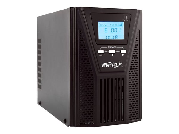 EnerGenie EG-UPSO-1000 - UPS - online - AC 220 V - 900 watt - 1000 VA - 9 Ah - USB, RJ-45 - utgangskontakter: 4