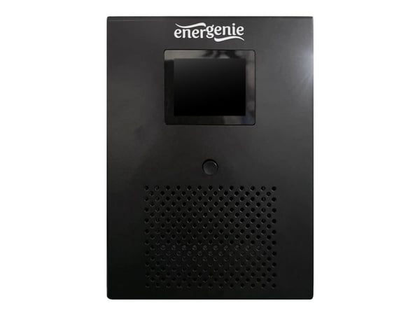 EnerGenie EG-UPS-036 - UPS - LCD-display - AC 220 V - 1800 watt - 3000 VA - 7 Ah - USB, RJ-45 - utgångskontakter: 6 - svart