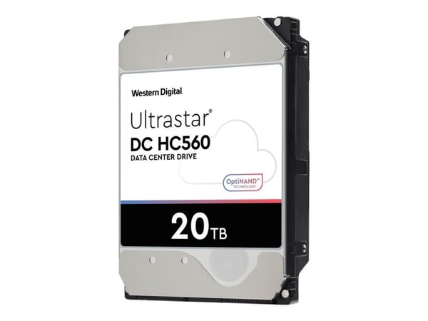 WD Ultrastar DC HC560 - Harddisk - 20 TB - intern - 3.5" - SAS 12Gb/s - 7200 rpm - buffer: 512 MB