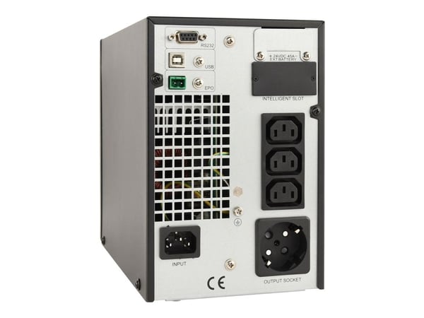 EnerGenie EG-UPSO-1000 - UPS - online - AC 220 V - 900 watt - 1000 VA - 9 Ah - USB, RJ-45 - utgangskontakter: 4