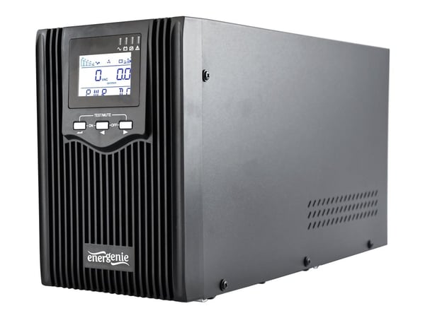 EnerGenie EG-UPS-PS2000-02 - UPS - AC 220 V - 1600 watt - 2000 VA - 9 Ah - USB, RJ-45 - utgangskontakter: 3