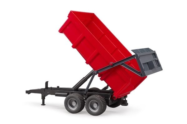Bruder Tipping trailer red toy