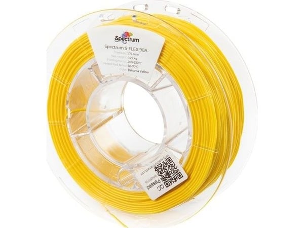 Spectrum Filaments 80263 S-Flex 90A filament 1,75 mm 250 g Bahama Yellow