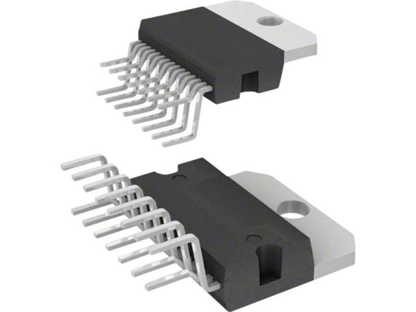 STMicroelectronics L298HN PMIC - full- och halfbryggdrivare, induktiv bipolar Multiwatt-15