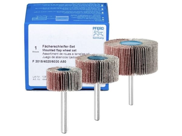 PFERD Mounted flap wheel set, PFERD