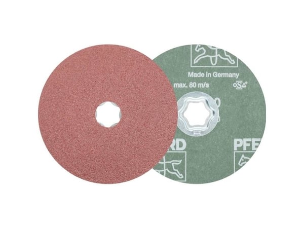 PFERD COMBICLICK fibre discs, 12,5 cm, 10 stykker
