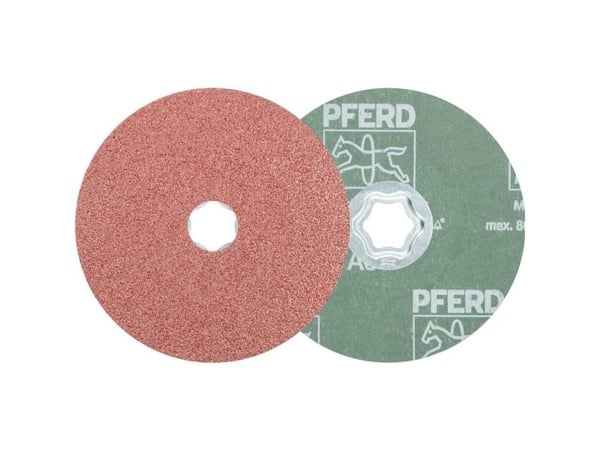 PFERD COMBICLICK fibre discs, 12,5 cm, 10 stykker