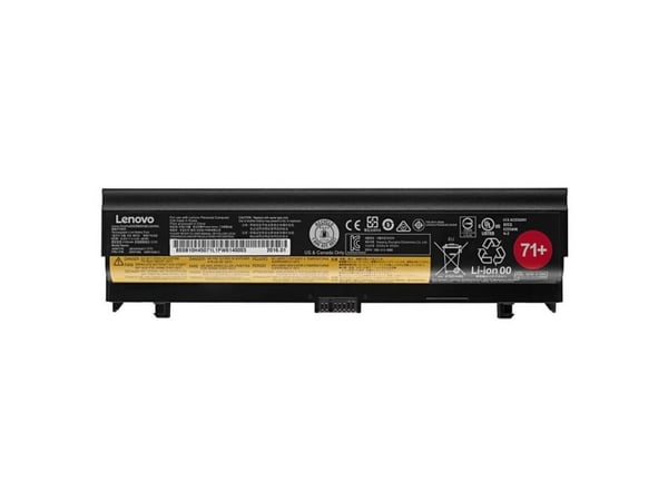 Lenovo ThinkPad Battery 71+ - Batteri til bærbar PC - litiumion - 6-cellers - 48 Wh - for ThinkPad L560 20F1, 20F2; L570 20J8, 20J9, 20JQ, 20JR