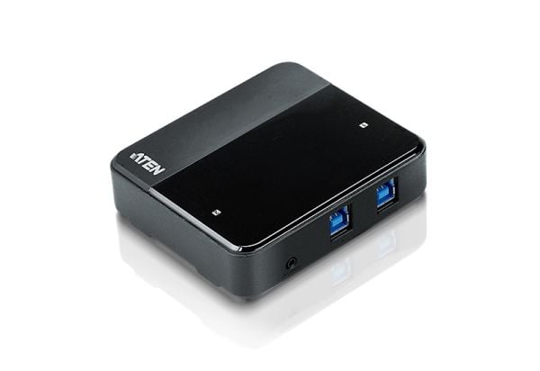 ATEN US234 - USB-växel - 2 x SuperSpeed USB 3.0 - skrivbordsmodell