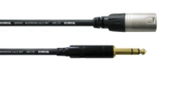 Cordial CFM 6 MV, 6.35mm, Hankjønn, 2 x XLR (3-pin), Hunkjønn, 6 m, Svart