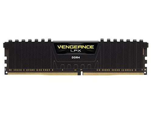 CORSAIR Vengeance LPX - DDR4 - sett - 32 GB: 2 x 16 GB - DIMM 288-pin - 2400 MHz / PC4-19200 - CL16 - 1.2 V - ikke-bufret - ikke-ECC - svart
