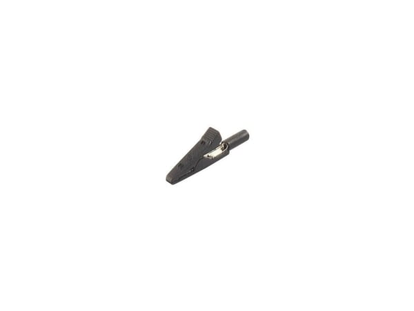 SKS Hirschmann MA 1 S Crocodile clip Connector 2 mm CAT I Black