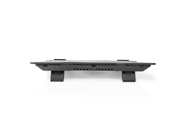 Nedis - Notebookstativ - med kjølevifte - 12" - 17" - 125 mm - svart