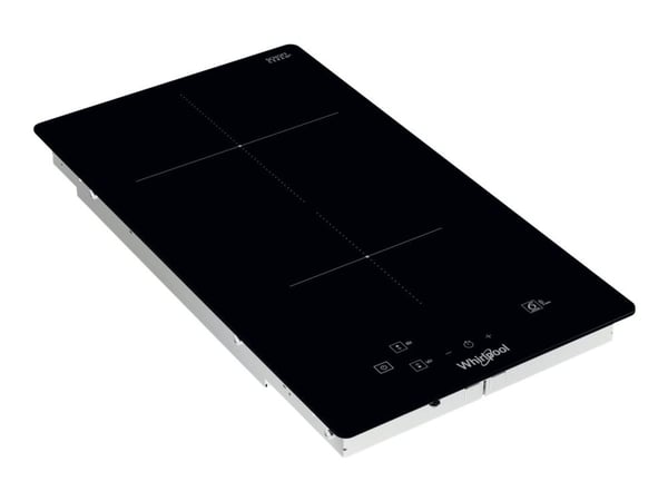 Whirlpool WS Q0530 NE - Induktiokeittotaso - 2 levyä - Niche - leveys: 27,5 cm - syvyys: 49 cm - kehyksetön - musta